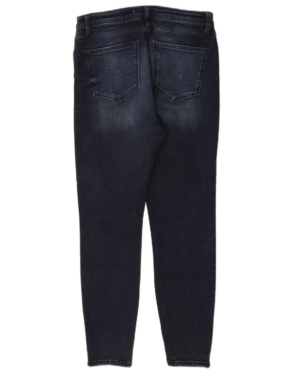 Damskie jeansy skinny ZARA EU 40 Medium W30 L27 Granatowa bawełna