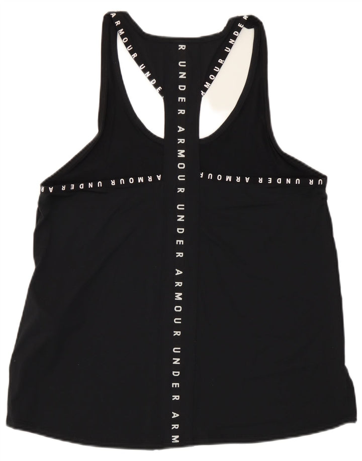 Damska kamizelka Under Armour Heat Gear Graphic Top UK 14, średni czarny poliester
