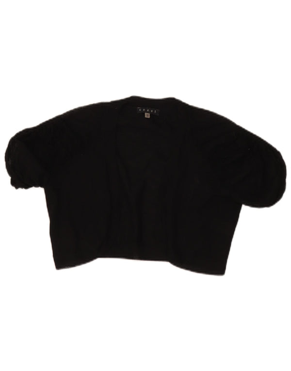 Damskie prześwitujące bolerko Coast UK 10 Small Black wiskoza