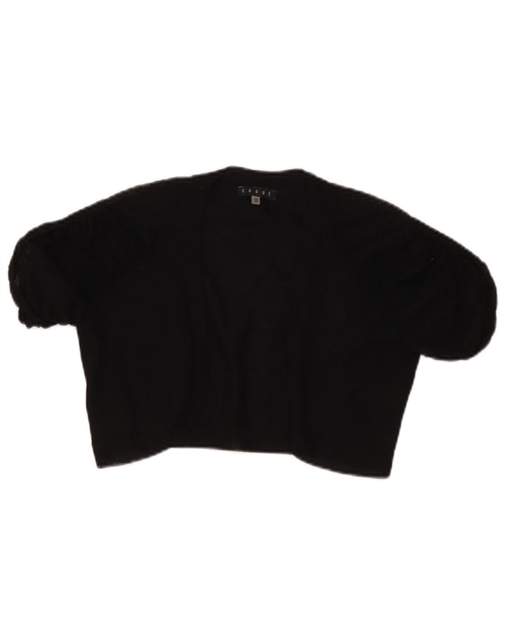 Damskie prześwitujące bolerko Coast UK 10 Small Black wiskoza