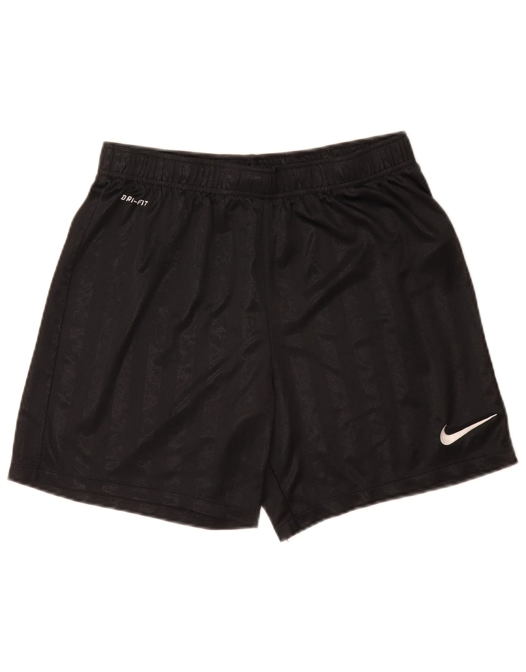 Męskie spodenki sportowe Nike Dri Fit, poliester w średnie czarne paski