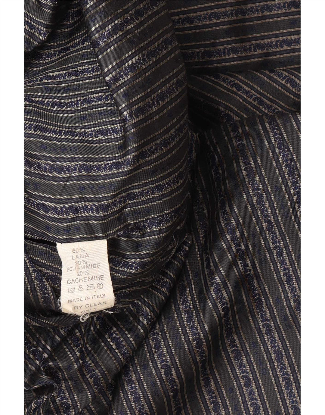 Płaszcz męski dwurzędowy Etro UK 42 XL, granatowy, wełniany