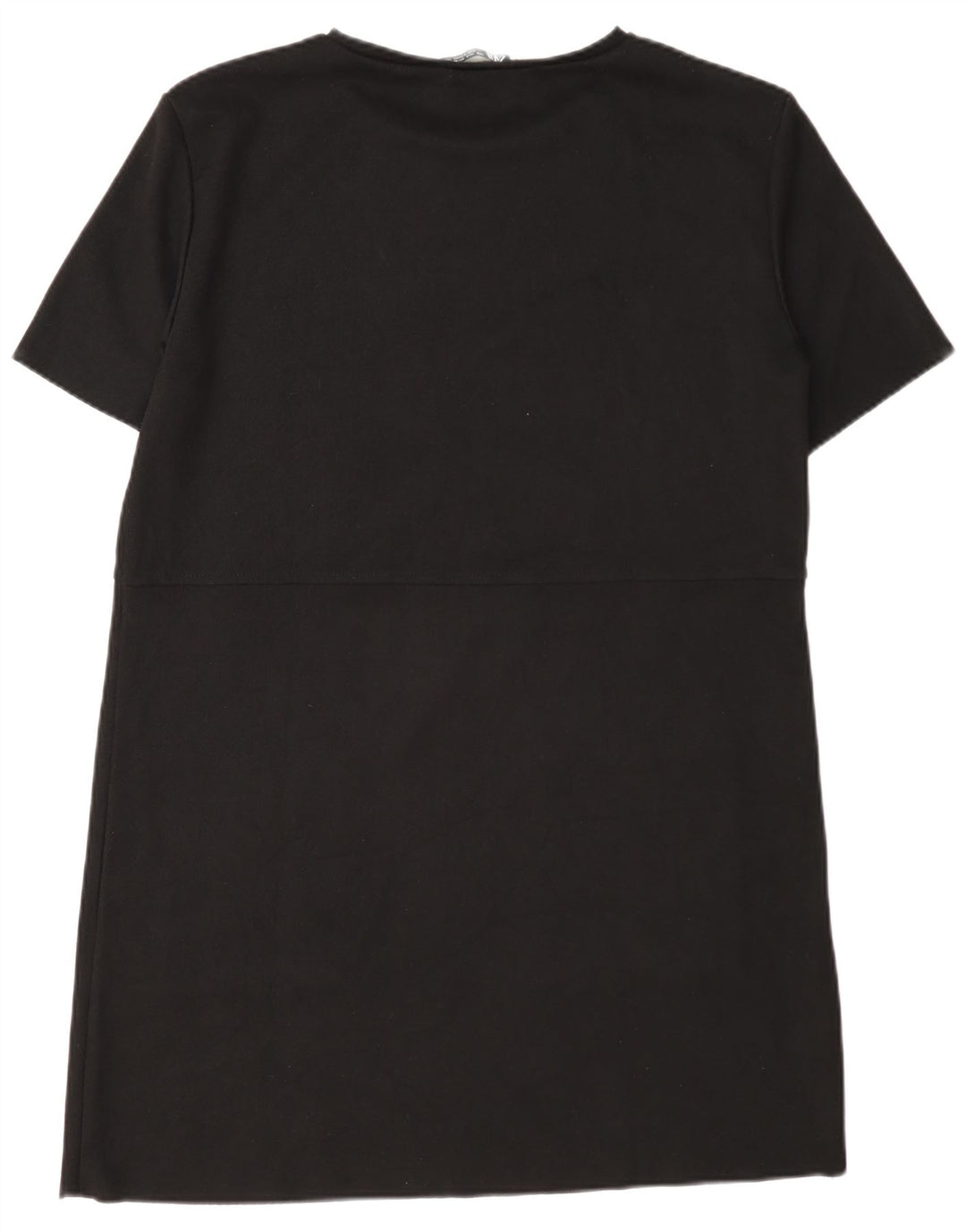 Damska sukienka T-shirtowa Zara UK 16, duży, czarny poliester