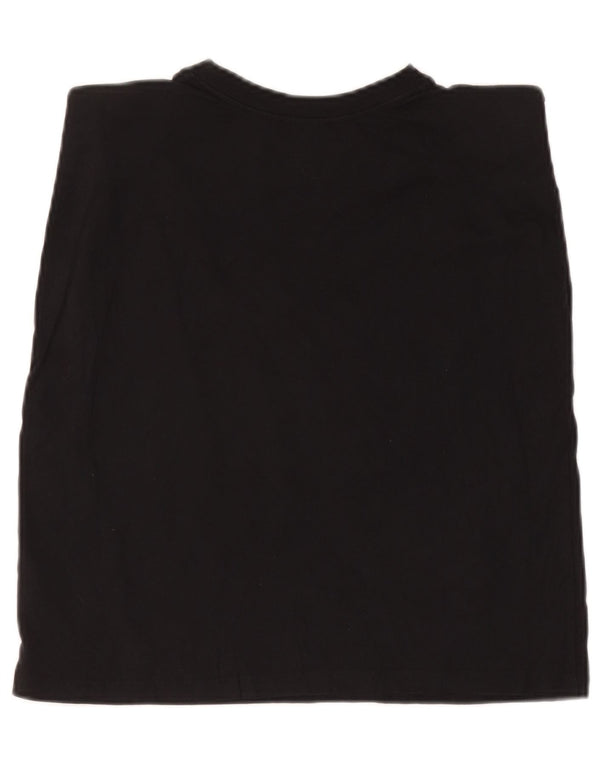 Damska kamizelka oversize Zara Top UK 10 Small, czarna bawełna