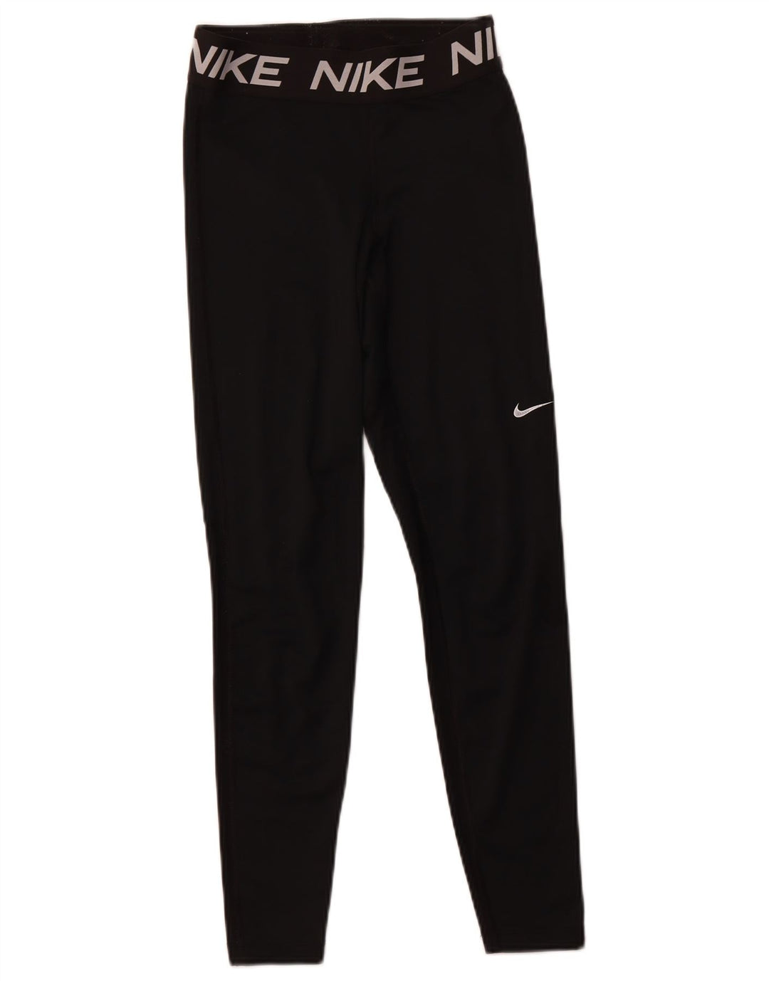 Damskie legginsy NIKE Dri Fit Graphic UK 8, małe, czarne, poliestrowe