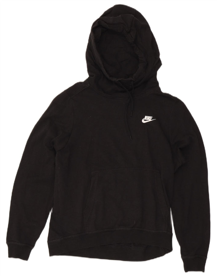 Damski sweter z kapturem Nike UK 12, średni czarny, bawełniany