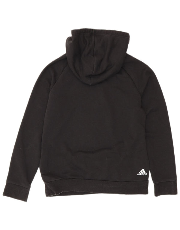 Damska bluza z kapturem Adidas Graphic UK 12/14 Średnia czarna bawełna
