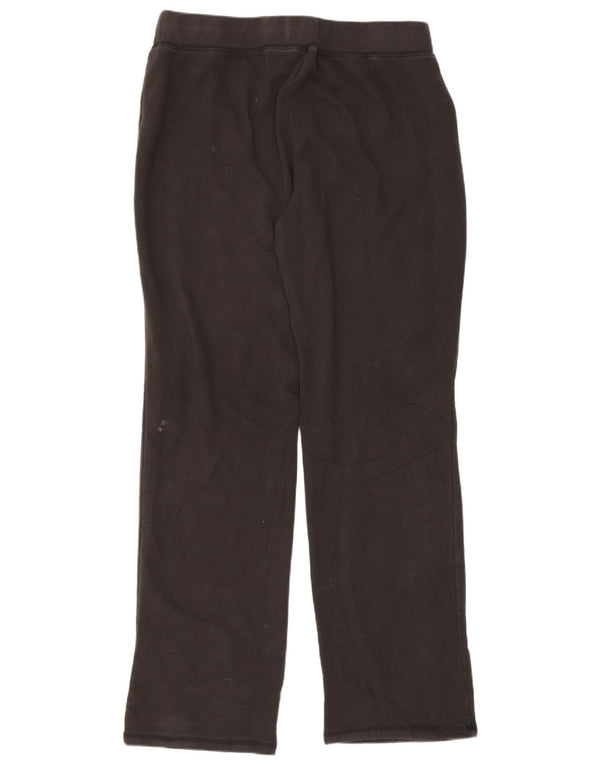 Damskie spodnie dresowe Hollister Graphic UK 18 XL, czarne, bawełniane