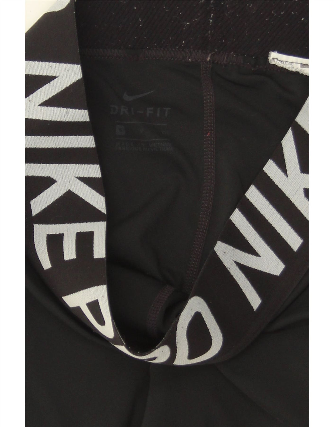 NIKE Mens Dri Fit Leggings Small W24 L28 Black Vintage Nike and Second-Hand Nike from Messina Hembry 