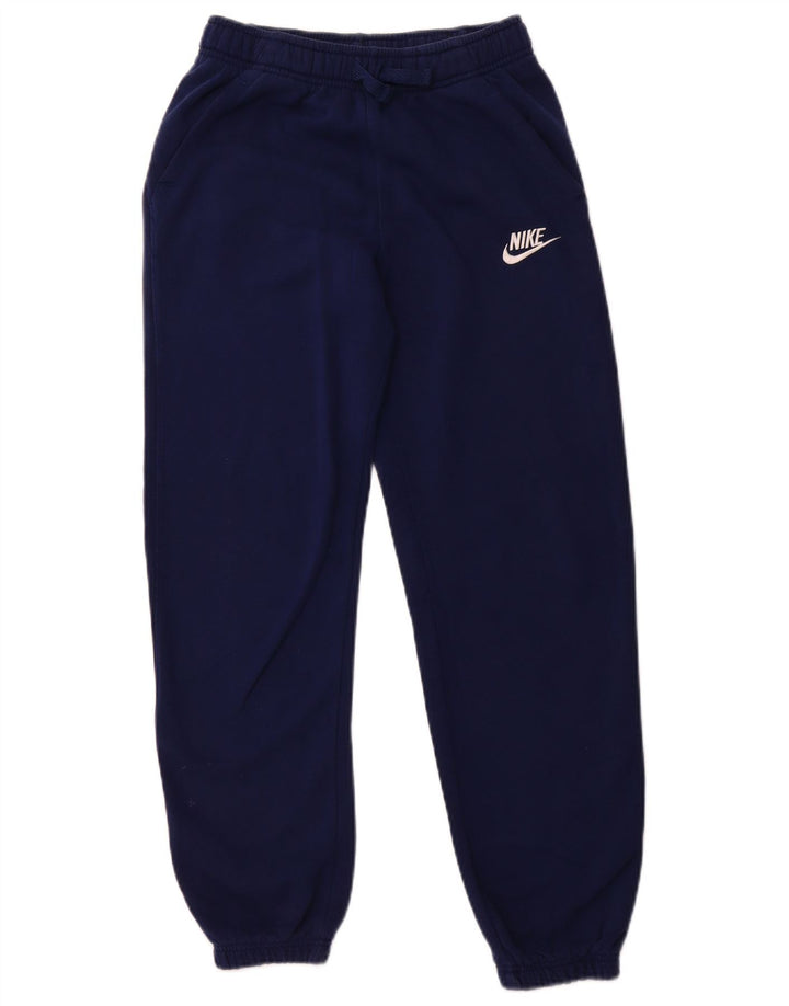 Chłopięce spodnie dresowe NIKE Joggery 13-14 lat XL, granatowa, bawełniana