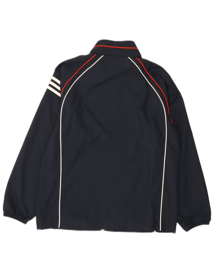 Damska kurtka przeciwdeszczowa Adidas Clima Proof UK 12, kolor granatowy, średni