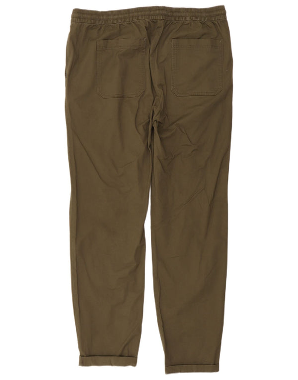 Marks & Spencer Męskie zwężane spodnie, duże W38 L30, bawełna khaki