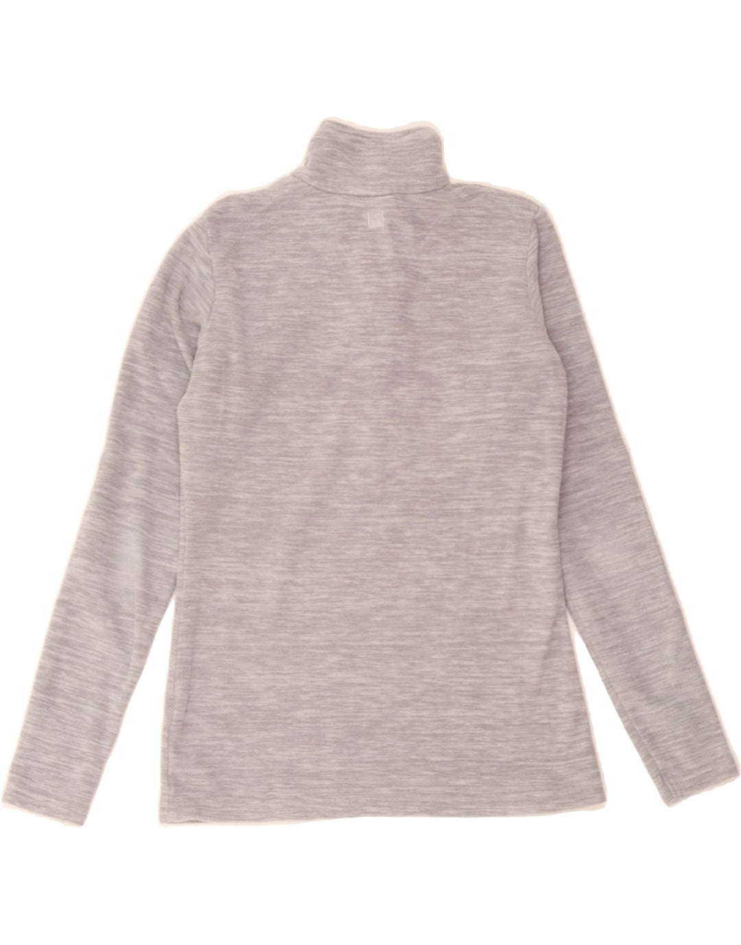 MOUNTAIN WAREHOUSE Womens Zip Neck Fleece Jumper UK 4 XS  Grey Polyester Vintage Mountain Warehouse and Second-Hand Mountain Warehouse from Messina Hembry 