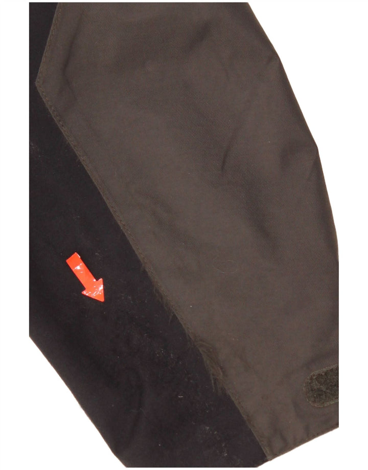 Męska kurtka przeciwdeszczowa Jack Wolfskin UK 36/38 Średni szary, blokowy poliamid