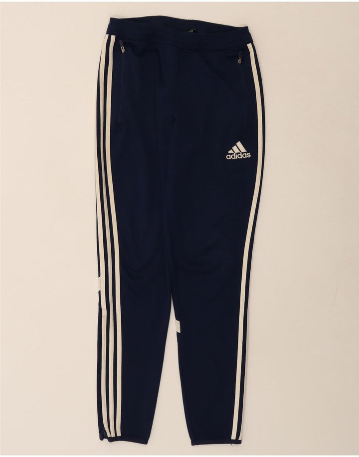 Damskie spodnie dresowe ADIDAS Climacool UK 10, małe, granatowe