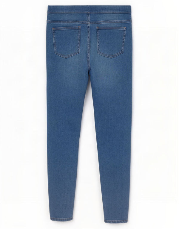 Marks & Spencer Damskie jeansy Jegging UK 14 Large W32 L28 Niebieskie bawełniane