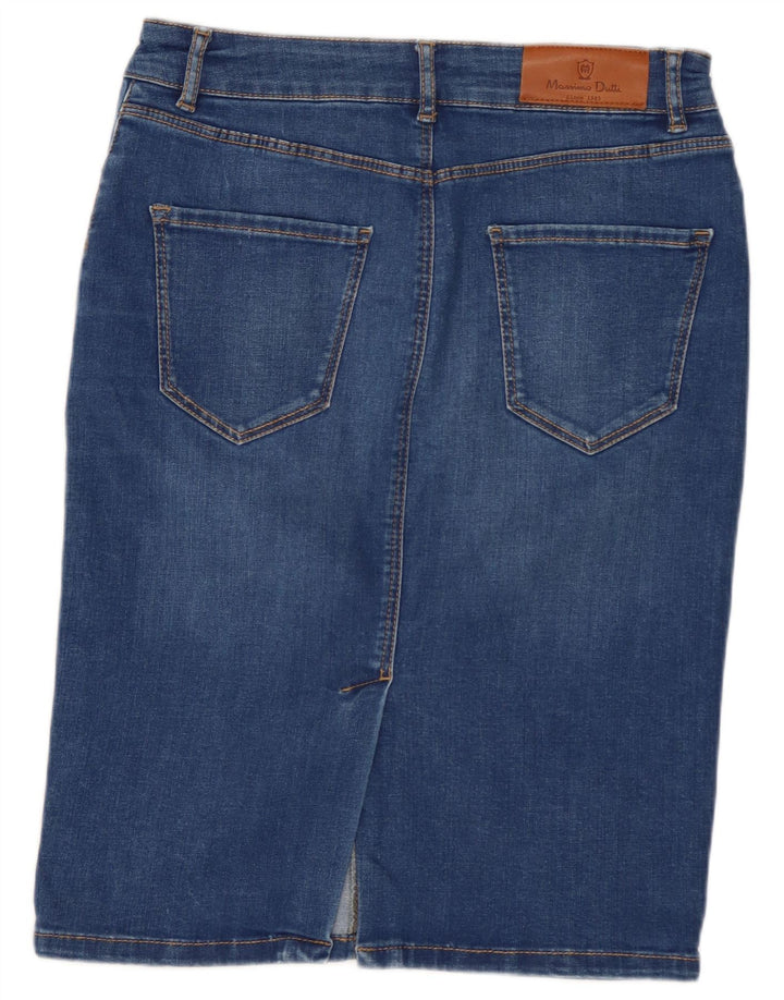 Damska spódnica dżinsowa Massimo Dutti EU 38 Small W28 niebieska