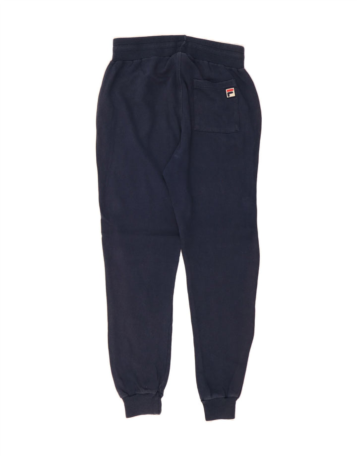 FILA Mens Tracksuit Trousers Joggers Medium  Navy Blue Cotton Vintage Fila and Second-Hand Fila from Messina Hembry 