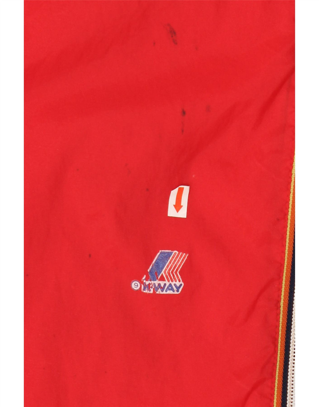 Męskie spodnie dresowe K-WAY, duże, czerwone