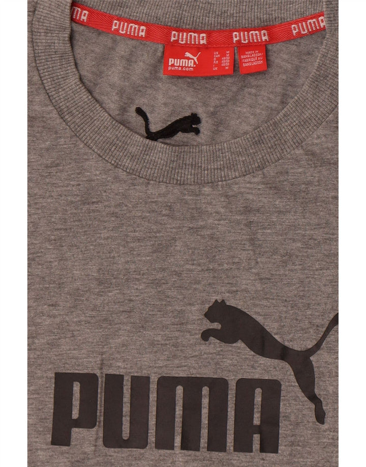 Męski T-shirt Puma z grafiką, średni szary
