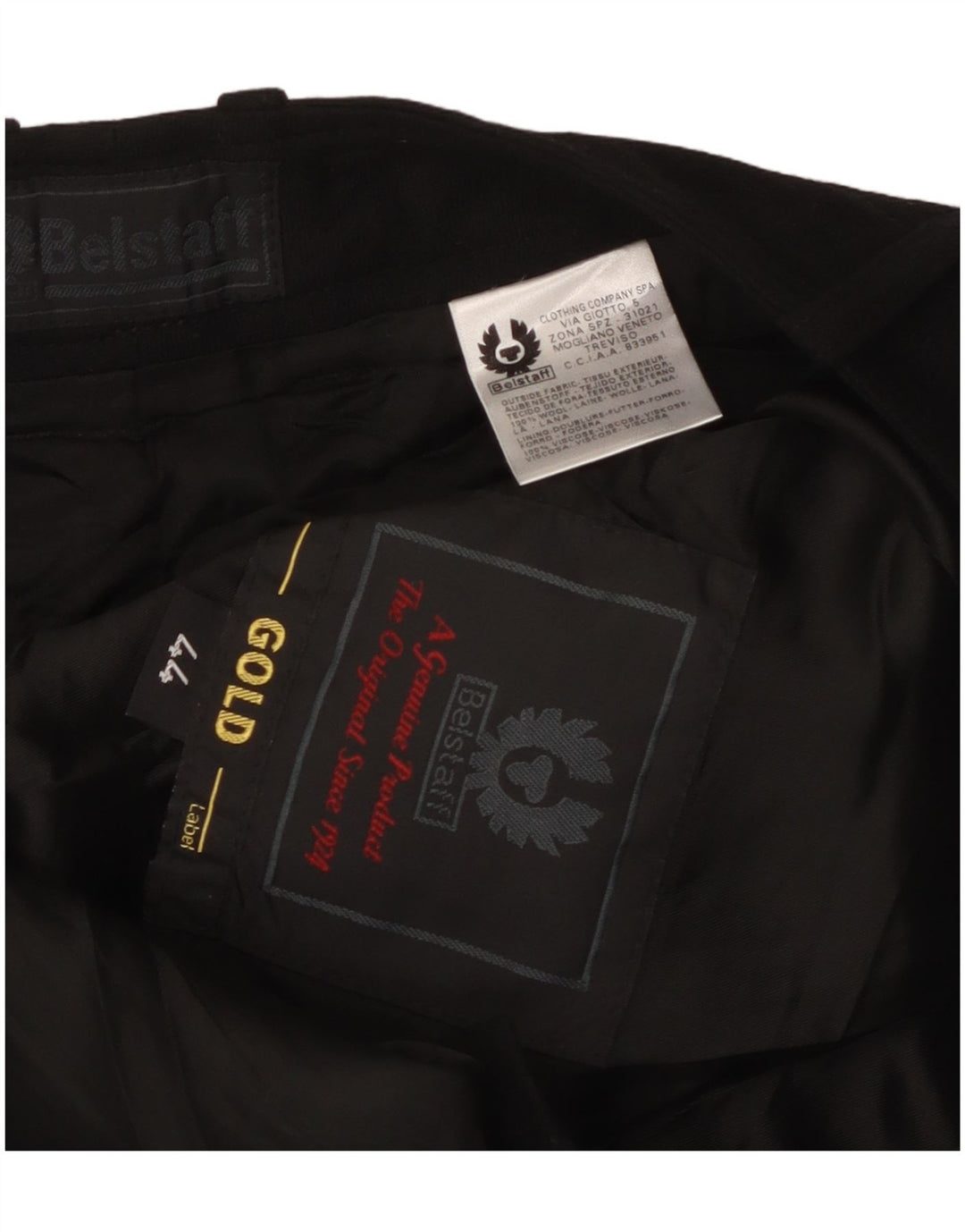 Damska spódnica ołówkowa z grafiką Belstaff IT 44 Medium W30 Czarna wełna