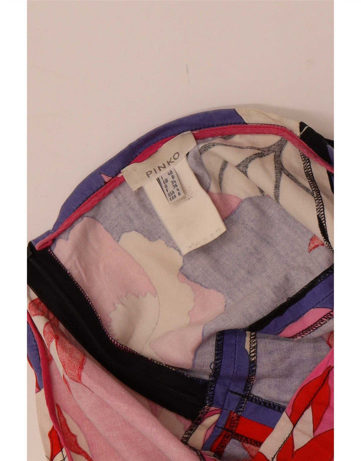 Damska mini spódniczka Pinko UK 8 Small W30 Wielobarwny kwiatowy