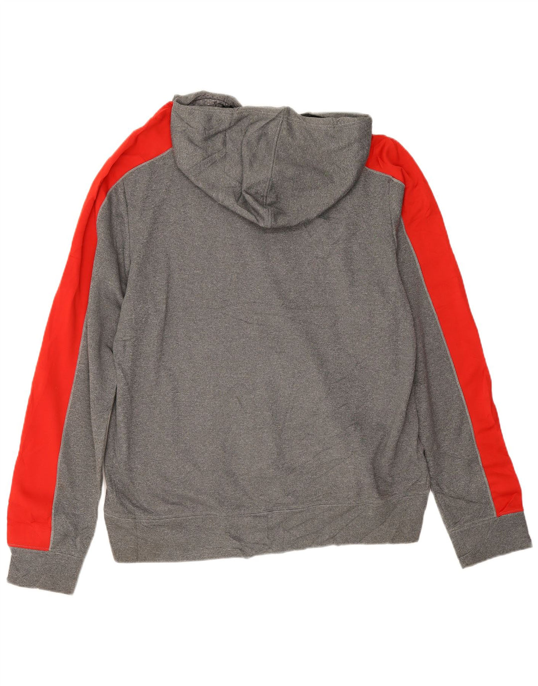 Męski sweter z kapturem Fila 2XL Szary poliester z blokami kolorów