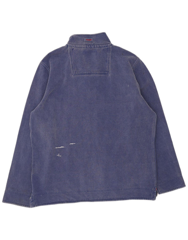 Crew Clothing Męska bluza z zamkiem błyskawicznym, 3XL, granatowa, bawełniana