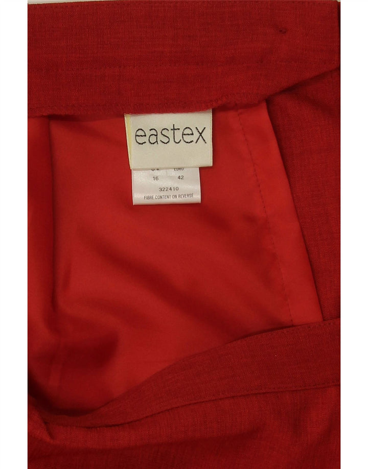 Damska spódnica ołówkowa Eastex UK 16 Large W30 Czerwony poliester