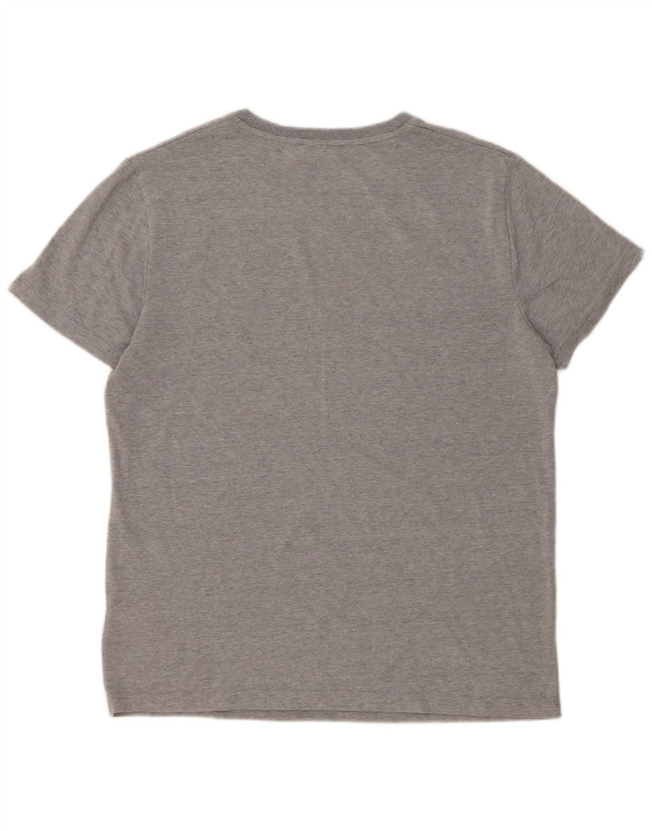 Damska koszulka z grafiką Superdry Top UK 18 XL, szara bawełna