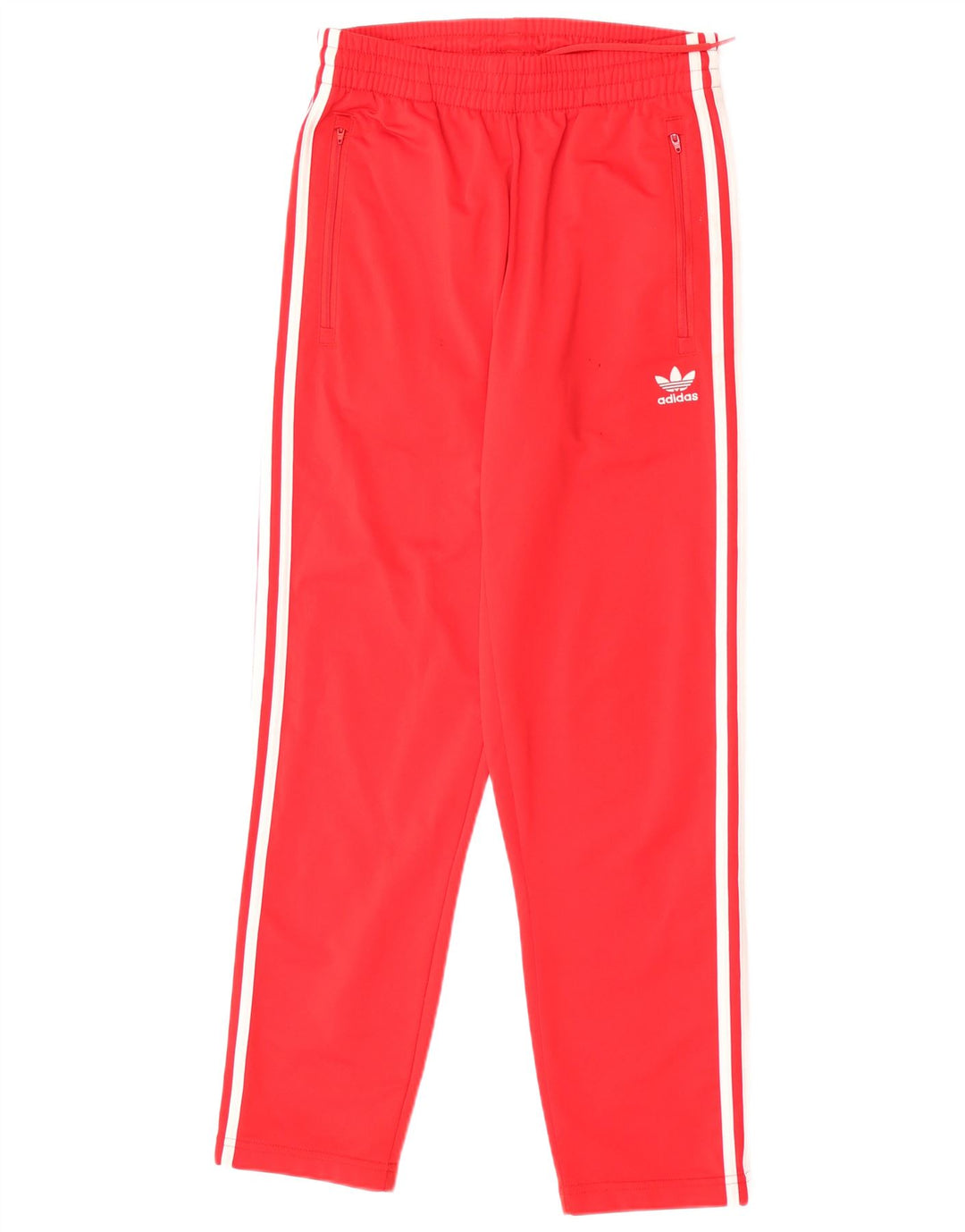 Męskie spodnie dresowe Adidas, małe, czerwone, poliestrowe