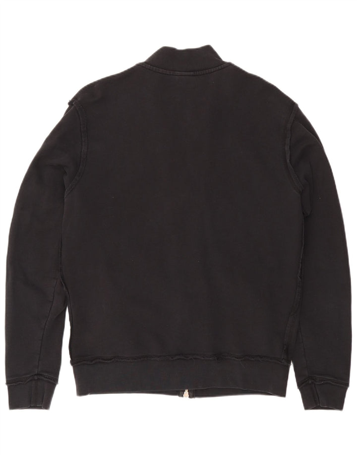 Męska kurtka dresowa Guru z grafiką, duża, czarna, bawełniana