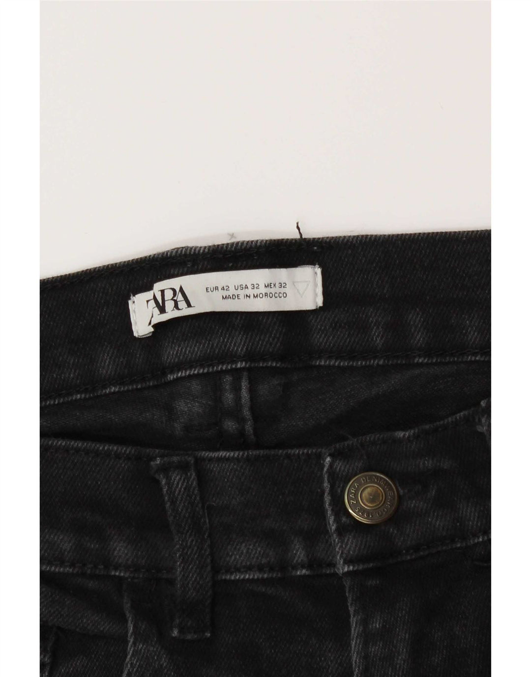 Jeansy męskie Zara Slim EU 42 Large W32 L30 Szare