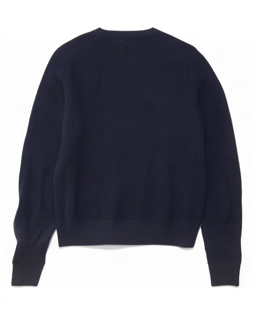 Męski sweter z okrągłym dekoltem Fat Face, mały, granatowy, bawełniany