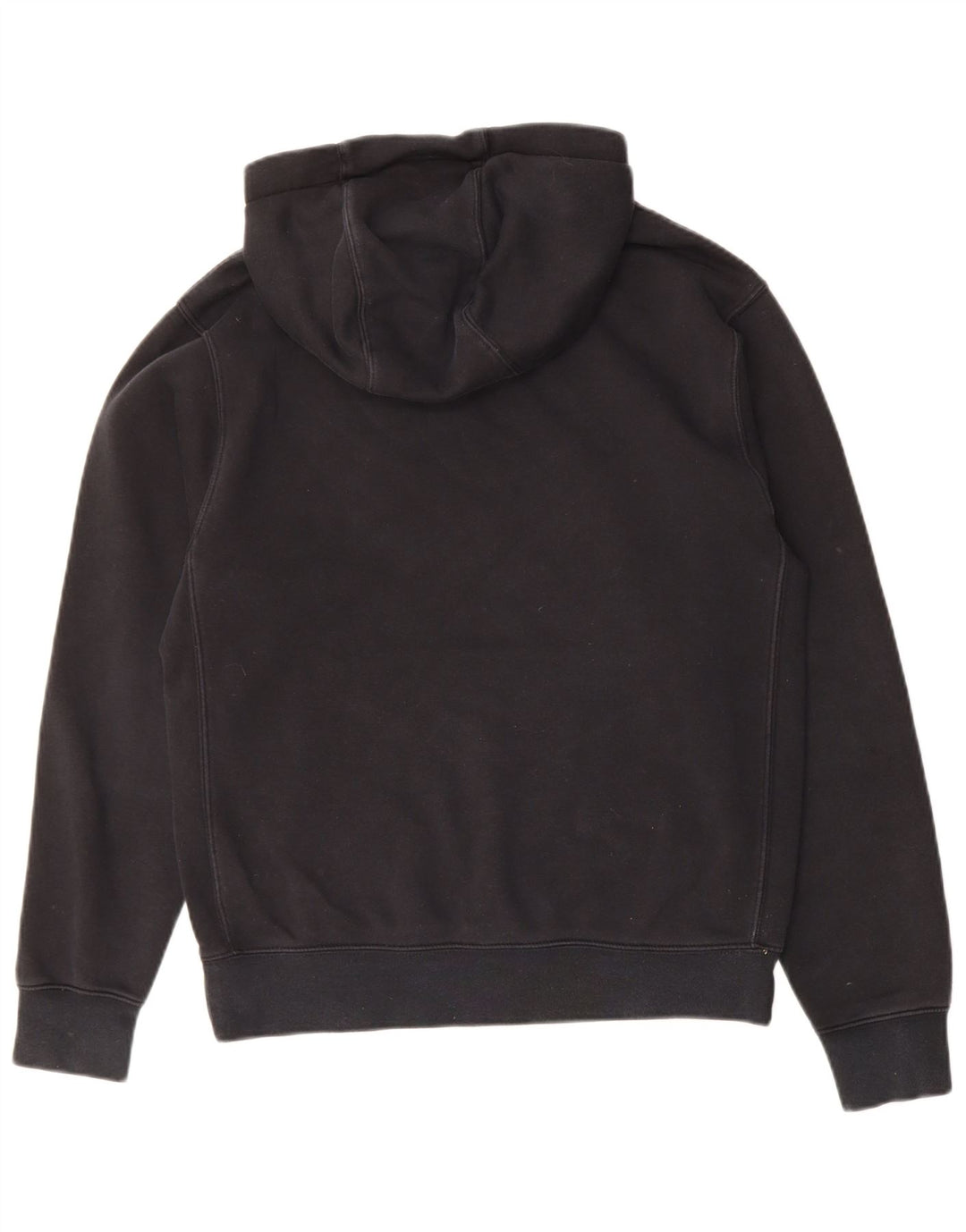 NIKE Mens Hoodie Jumper Small Black Cotton