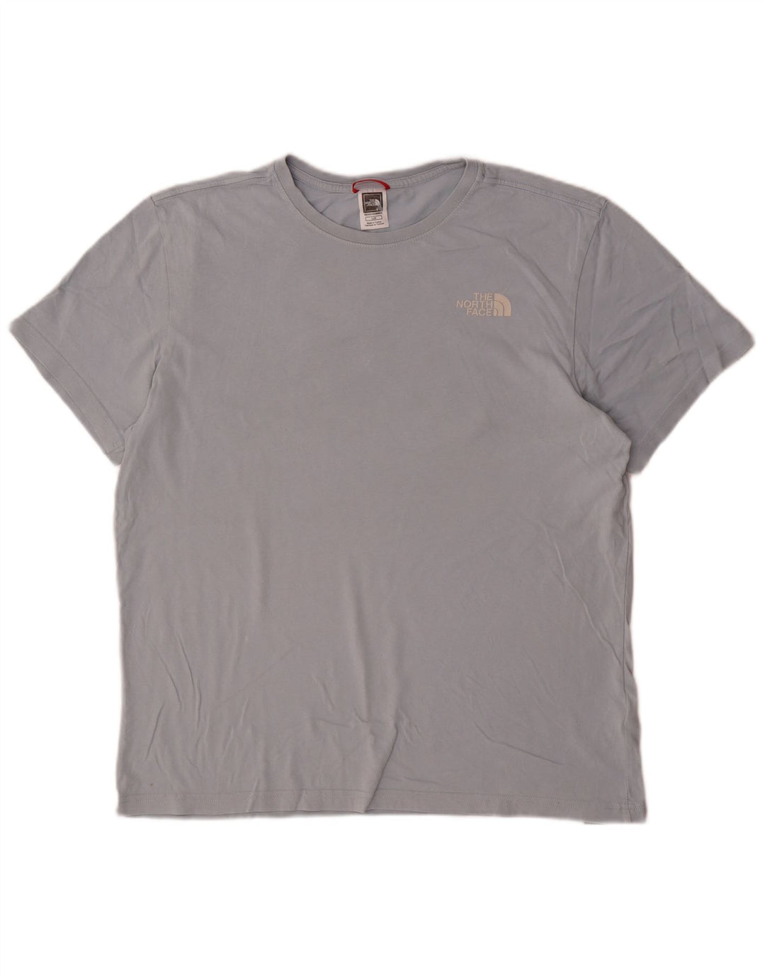 Męski T-shirt z grafiką The North Face, duży, szary, bawełniany