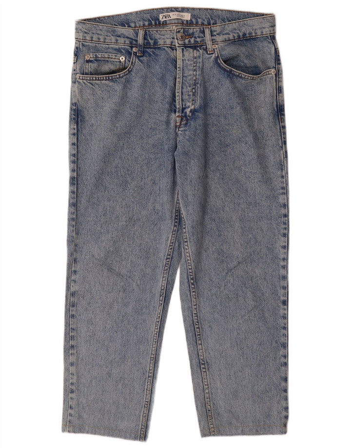 Męskie jeansy krótkie ZARA EU 40 Medium W30 L25 Niebieskie