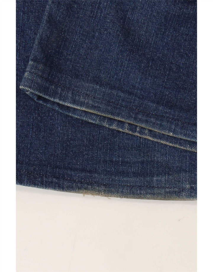 Damskie jeansy Bootcut Armani W30 L28 Niebieskie bawełniane