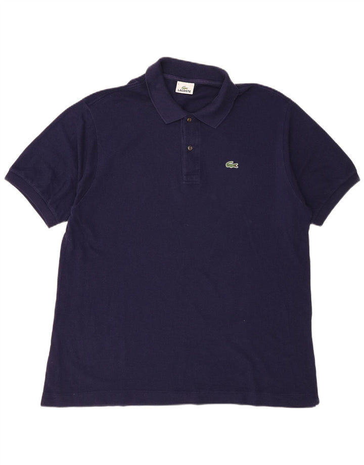 Męska koszulka polo LACOSTE, rozmiar 6 XL, granatowa, bawełniana