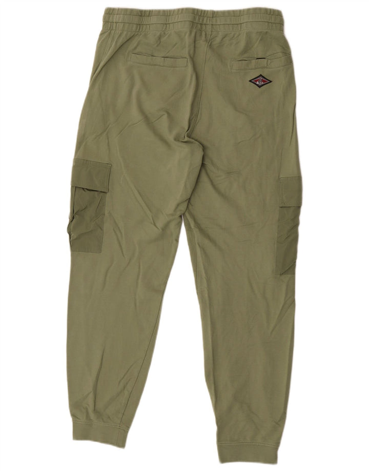 Męskie spodnie dresowe Bear Cargo, duże, bawełniane w kolorze khaki