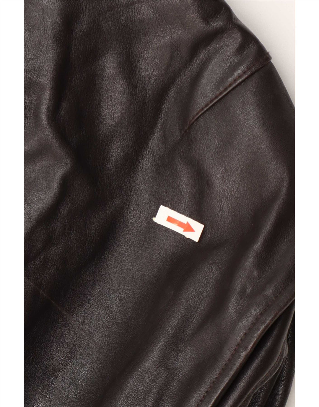 Vintage męska kurtka skórzana IT 52 XL brązowa