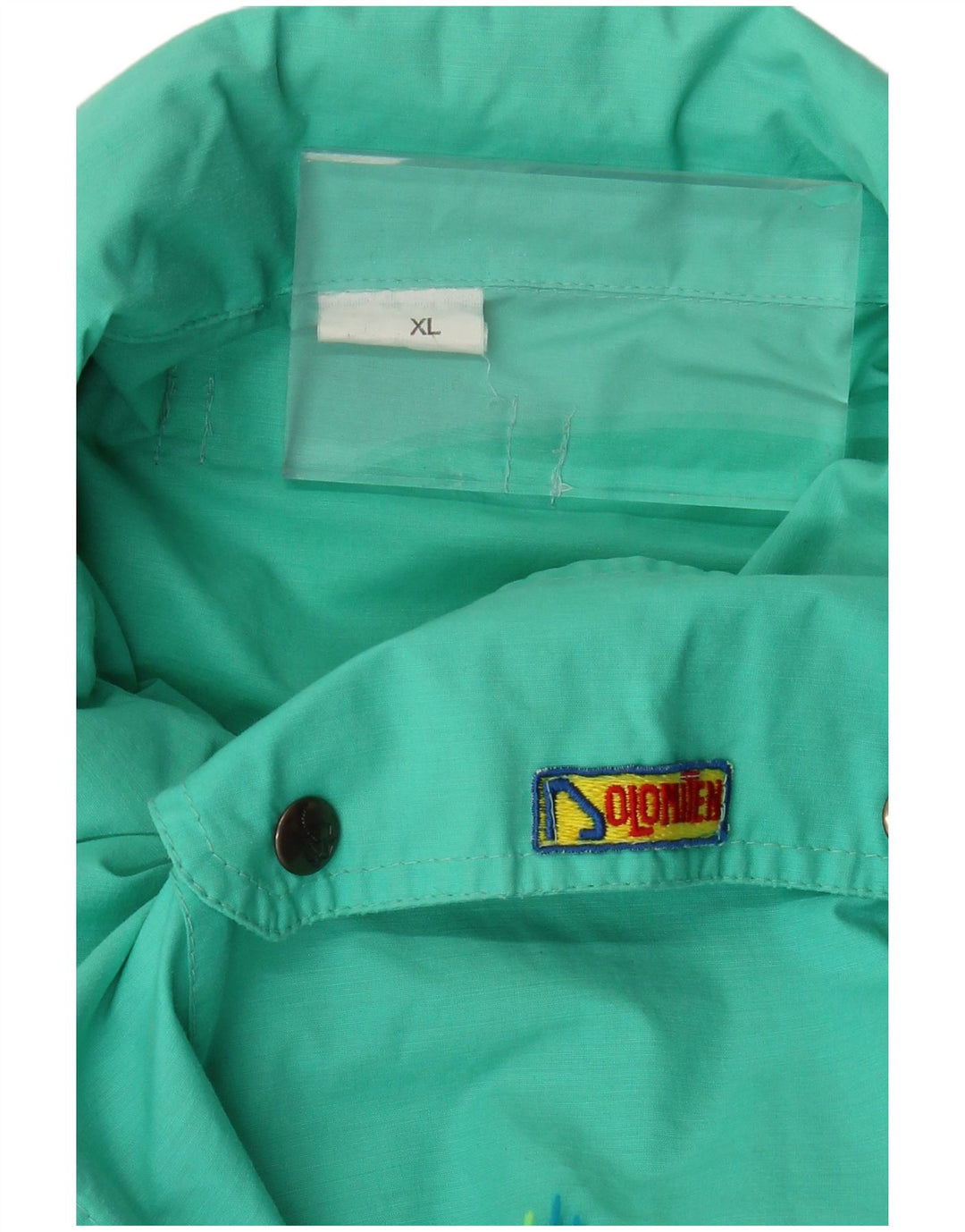 Męska kurtka użytkowa z kapturem DOLOMITEN UK 42 XL turkusowa