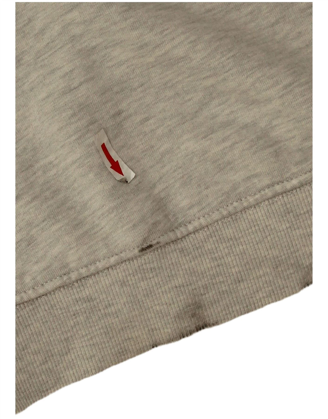 Damska bluza oversize Tommy Hilfiger z grafiką UK 14, średnia szarość