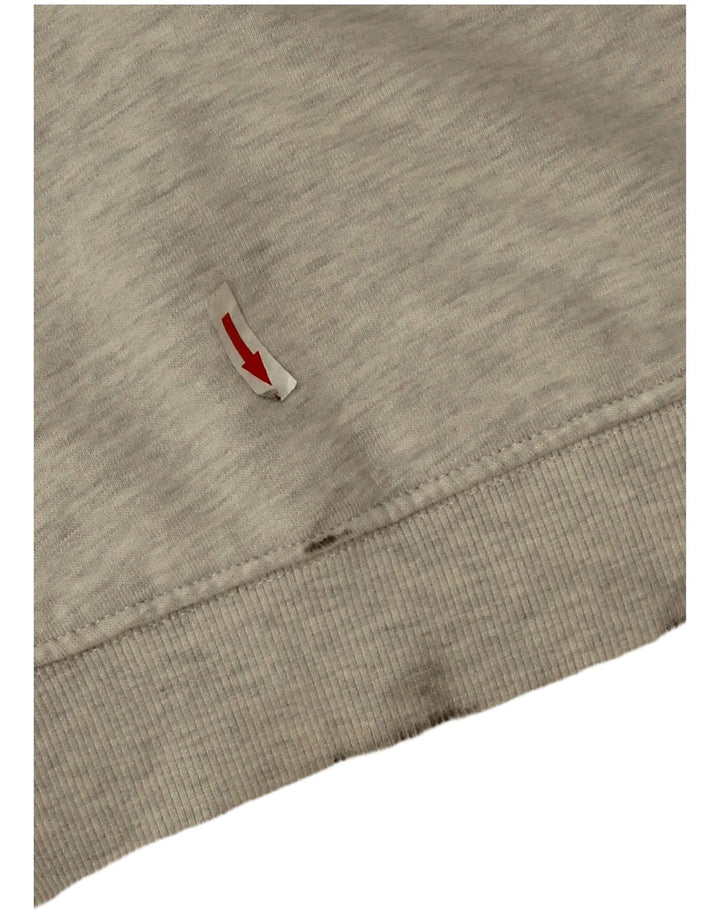 Damska bluza oversize Tommy Hilfiger z grafiką UK 14, średnia szarość