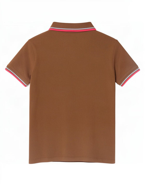 Damska koszulka polo Fred Perry UK 20 2XL brązowa bawełna