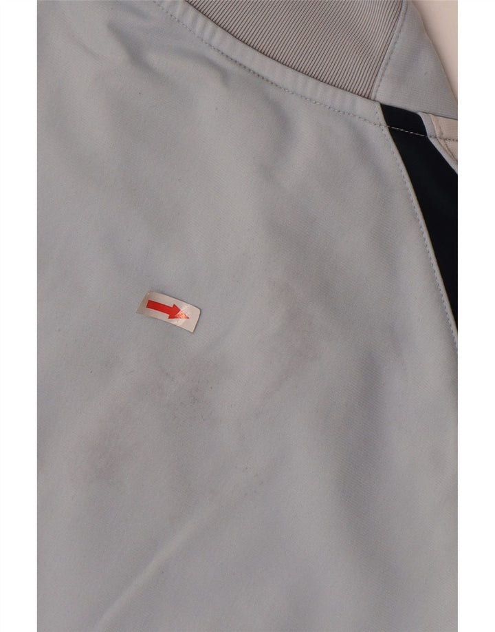 Męska kurtka dresowa Nike UK 35/37 Mały niebieski poliester z blokami kolorów