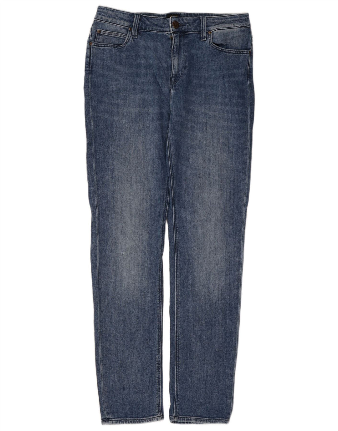 Damskie jeansy Lee Elly Slim W30 L31 Niebieskie bawełniane