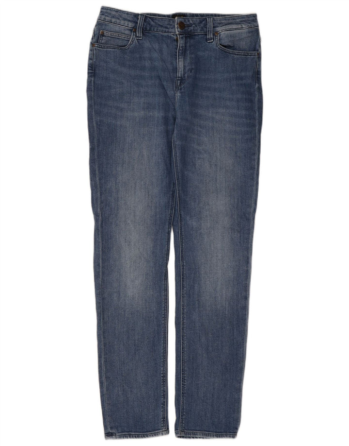 Damskie jeansy Lee Elly Slim W30 L31 Niebieskie bawełniane