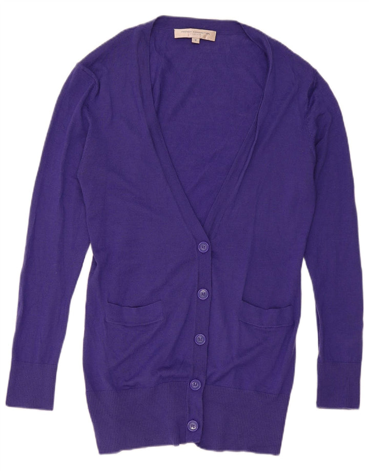 Damski sweter rozpinany French Connection UK 12, średni fiolet