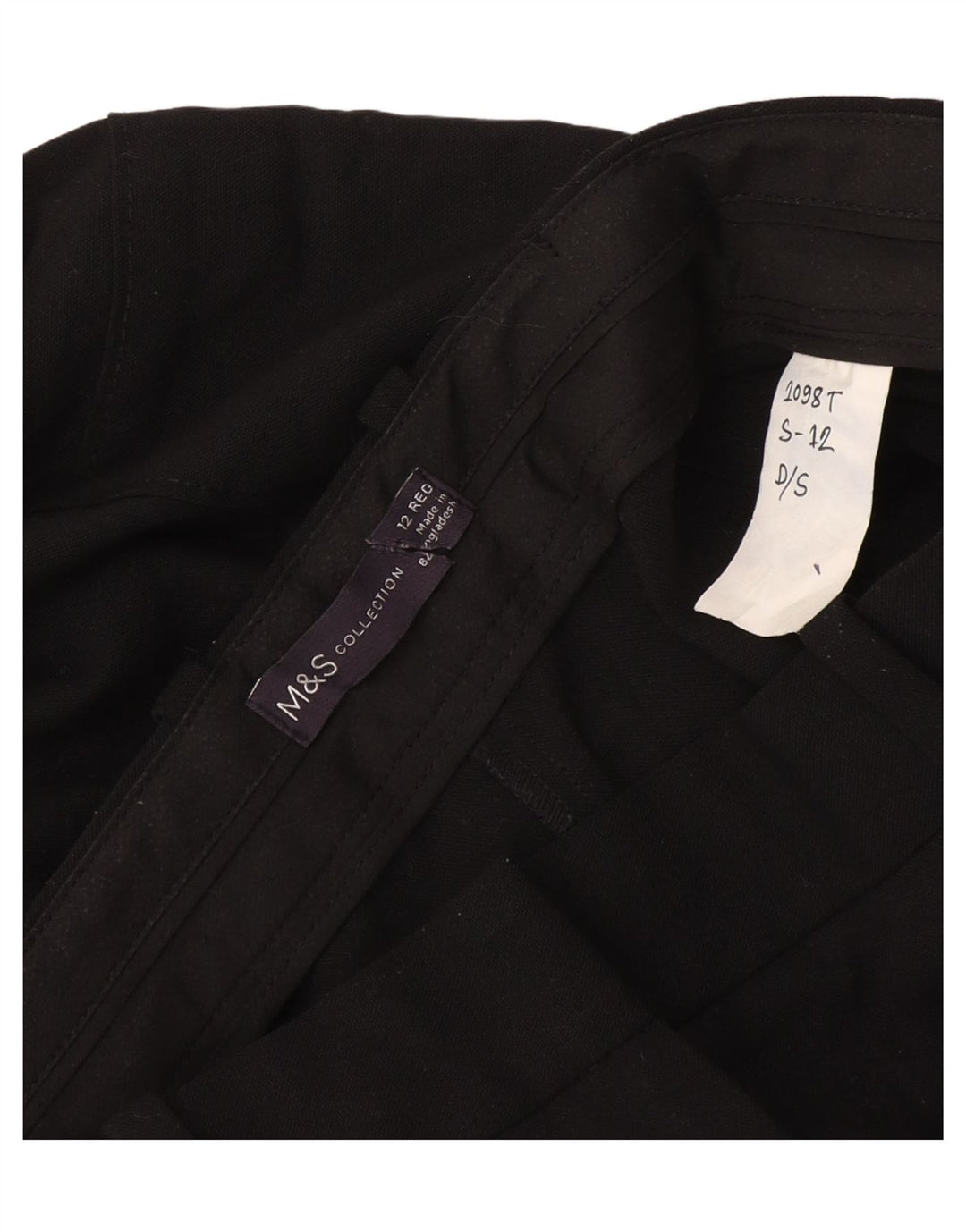 Spodnie damskie Marks & Spencer Straight Cargo UK 12 Medium W30 L30 Czarne